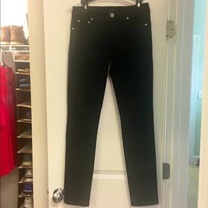 Almost Famous Juniors SZ 9 Black denim pants
